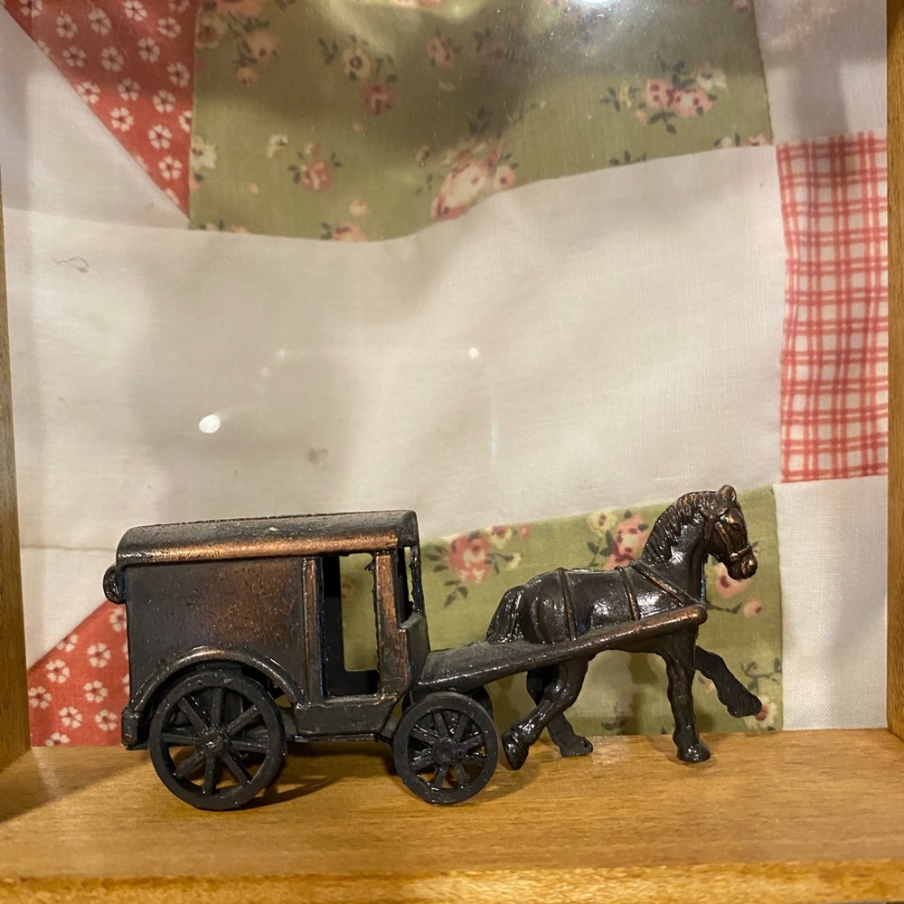 Metal Horse&Buggy